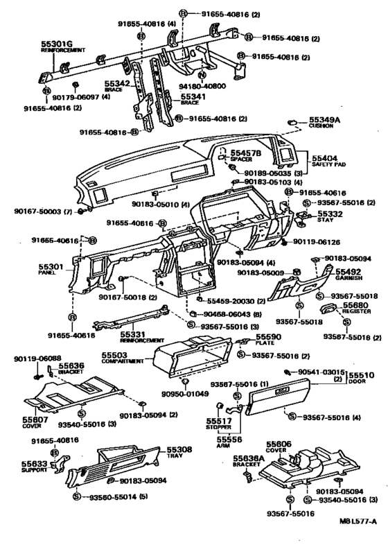 Instrument Panel & Glove Compartment