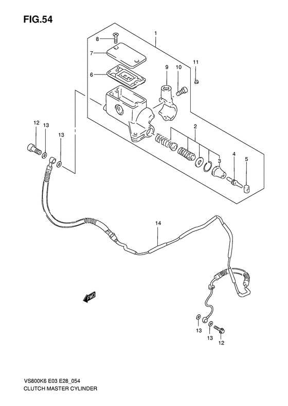 Clutch master cylinder