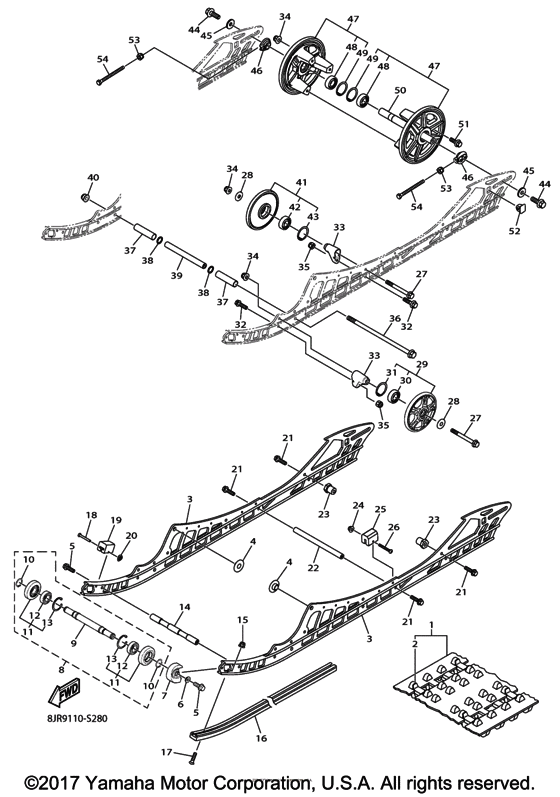 Track suspension 1