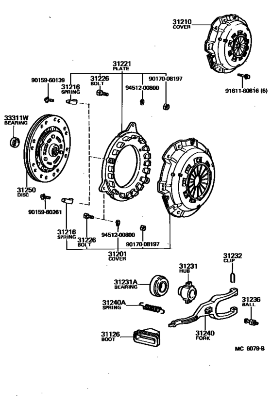 Clutch & Release Fork