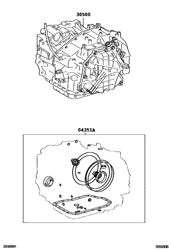 Transaxle Or Transmission Assy & Gasket Kit (Atm)