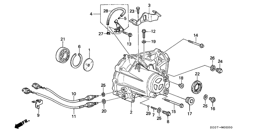 Transmission housing