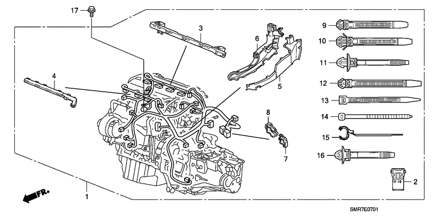 Engine wire harness