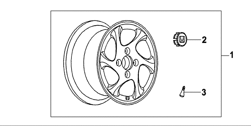 Alloy wheel 15 x 7jj