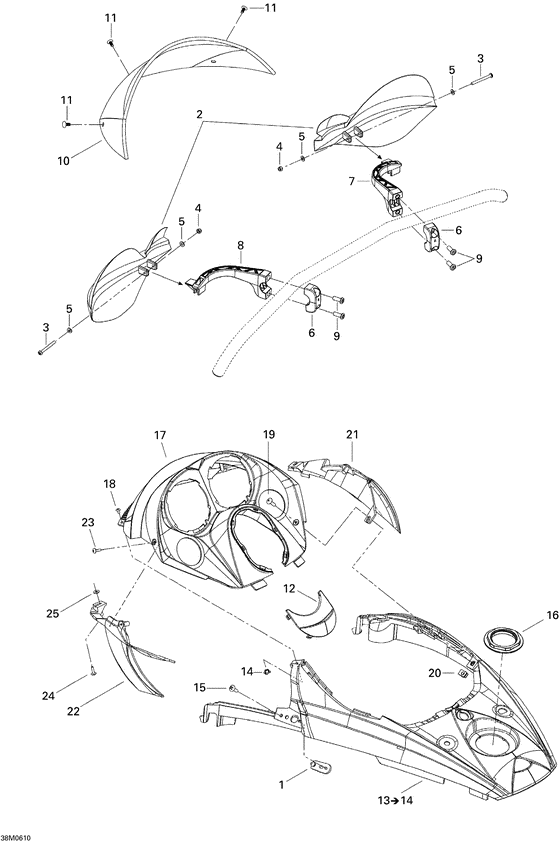 09- windshield and console