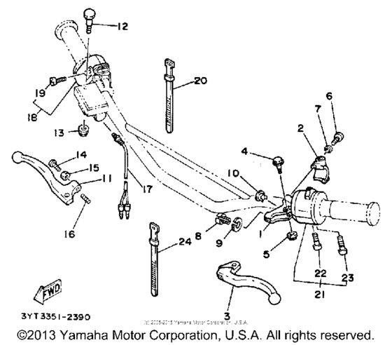 Handle switch-lever