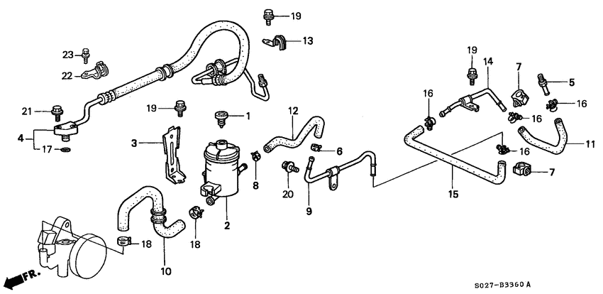 Power steering lines