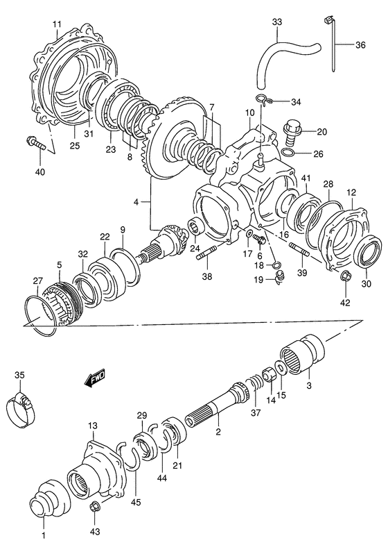 Final bevel gear