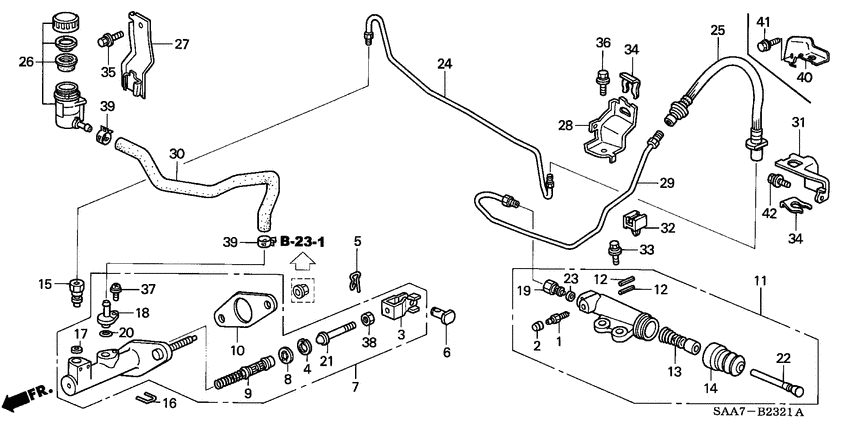 Clutch master cylinder