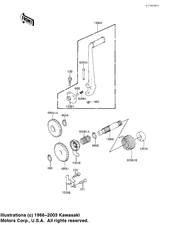 Kickstarter mechanism