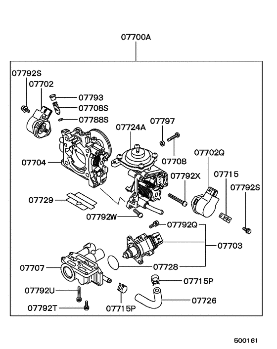 Injector & throttle body
