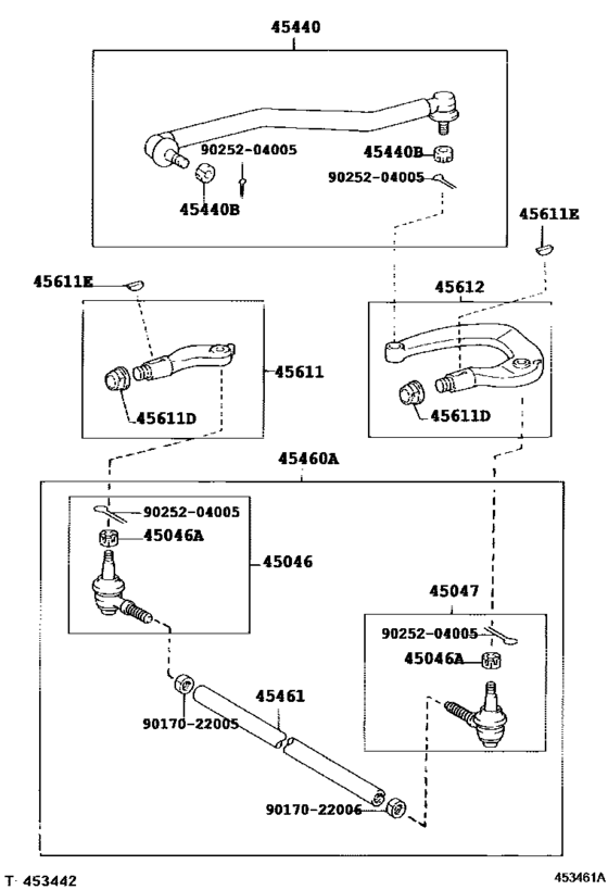 Front Steering Gear & Link