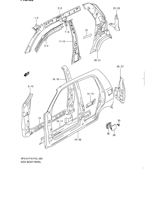 Side body panel