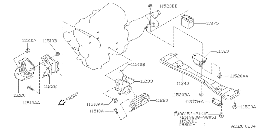 Engine & transmission   mounting