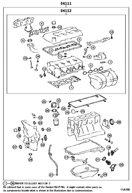 Engine Overhaul Gasket Kit