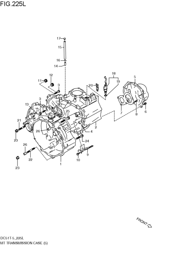 mt - transmission case