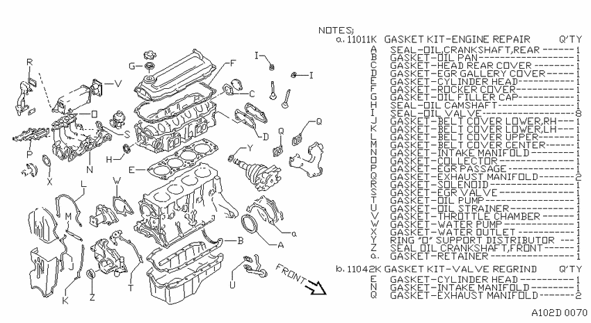 Engine gasket kit