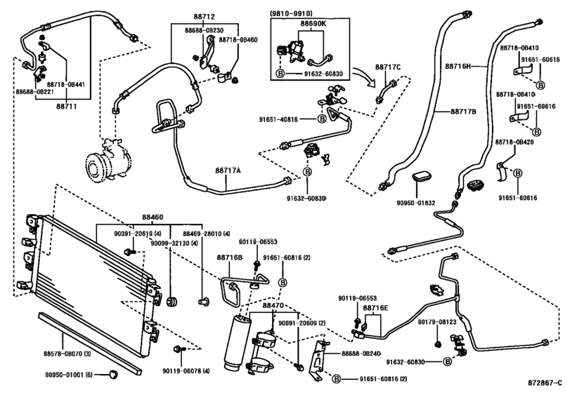 Heating & Air Conditioning - Cooler Piping