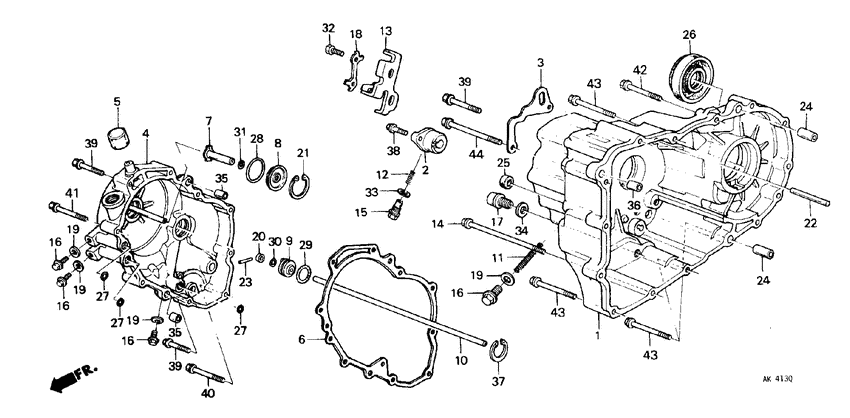 Transmission housing