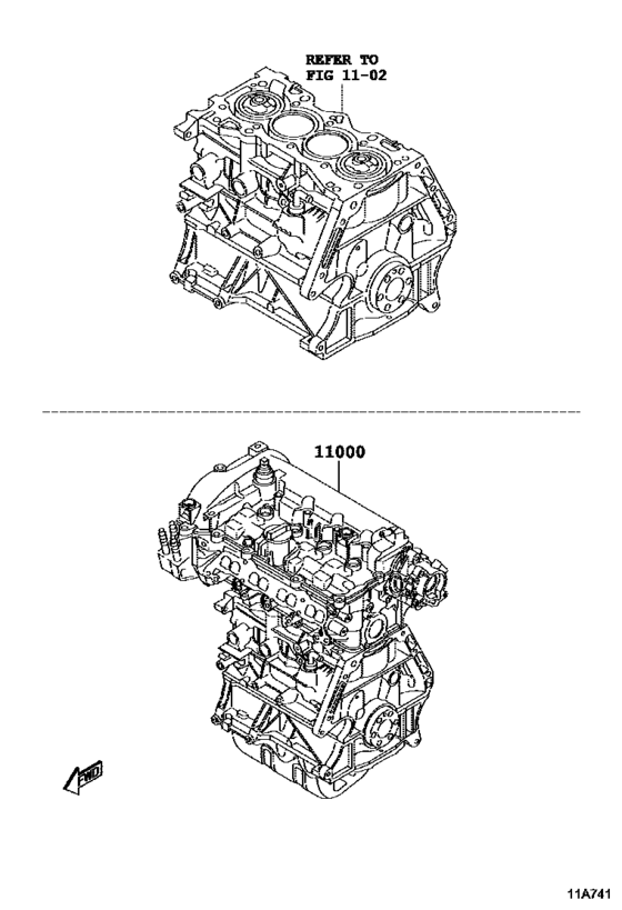 Partial Engine Assembly