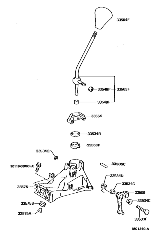 Shift Lever & Retainer