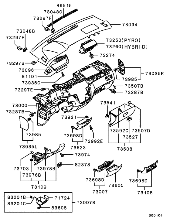 I/panel & related parts