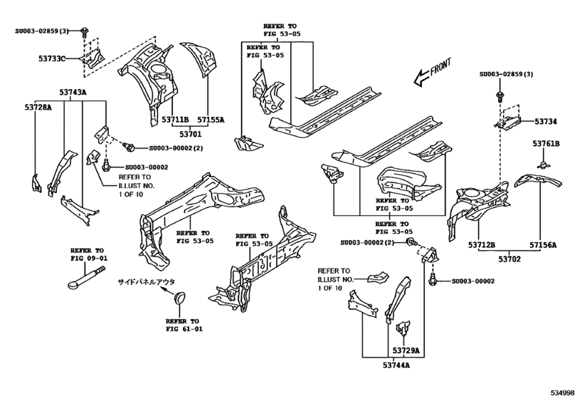 Front Fender Apron & Dash Panel