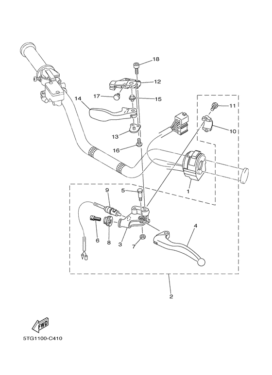 Handle switch & lever
