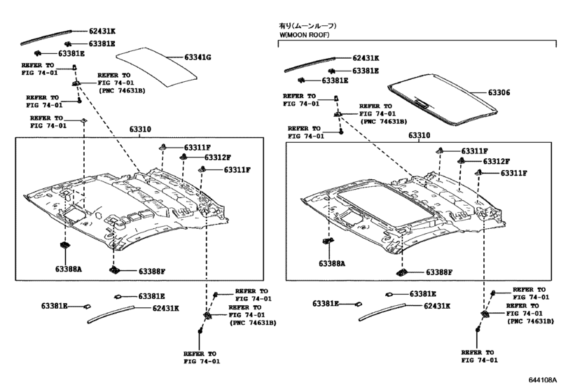 Roof Headlining & Silencer Pad