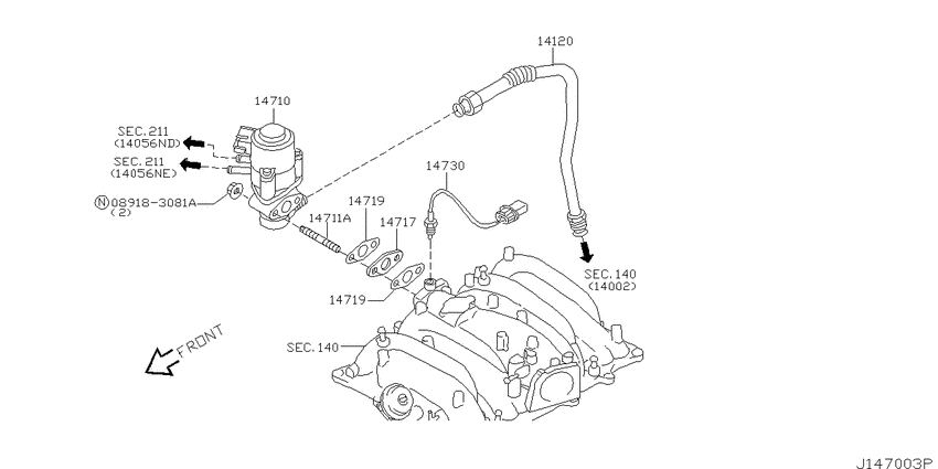 Egr parts
