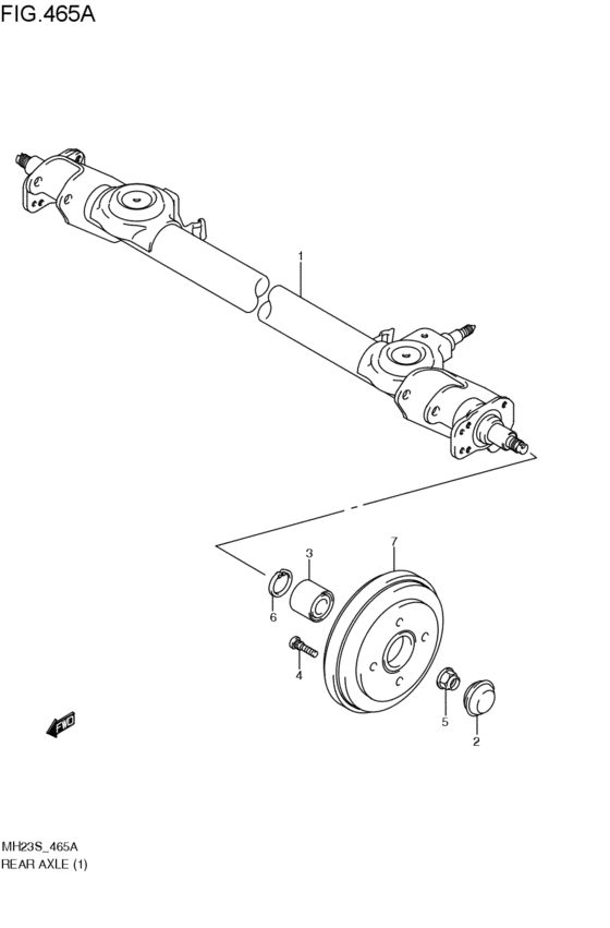 rear axle