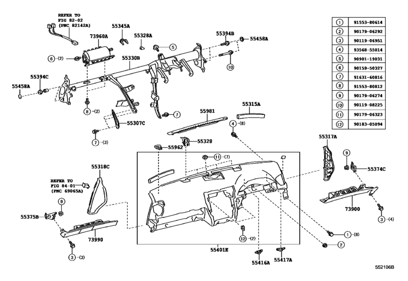 Instrument Panel & Glove Compartment