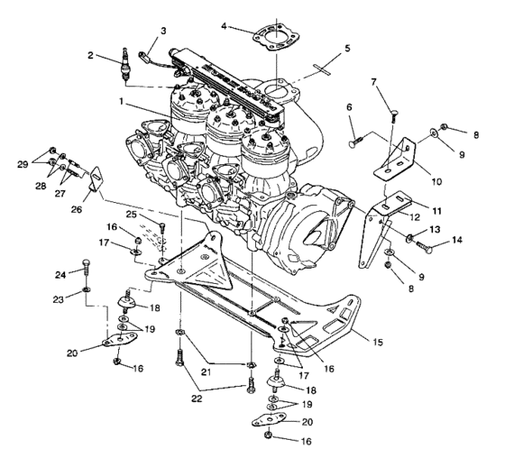 Engine mounting