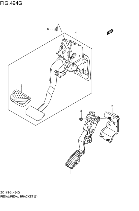 pedal / pedal bracket
