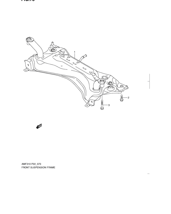 Front suspension frame