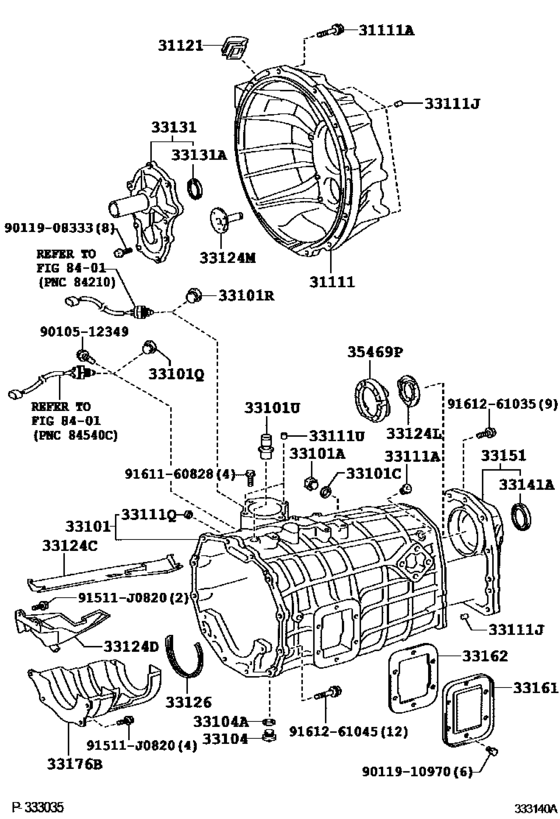Clutch Housing & Transmission Case (Mtm)