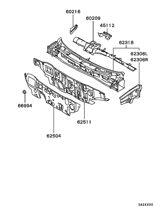 Front deck & insulator