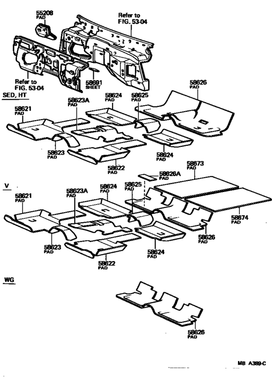 Dash Silencer Board & Floor Silencer Pad