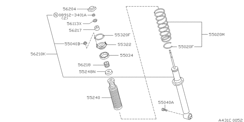 Rear suspension