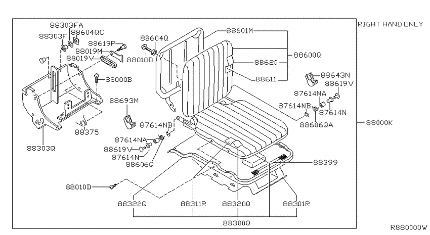 Rear seat