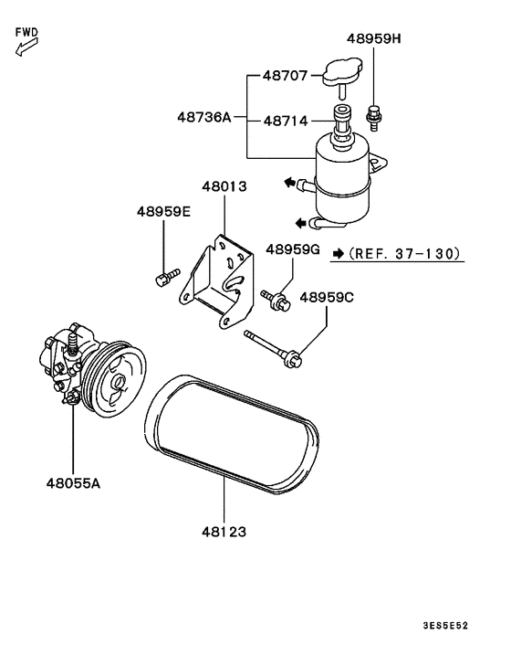 Power steering oil pump