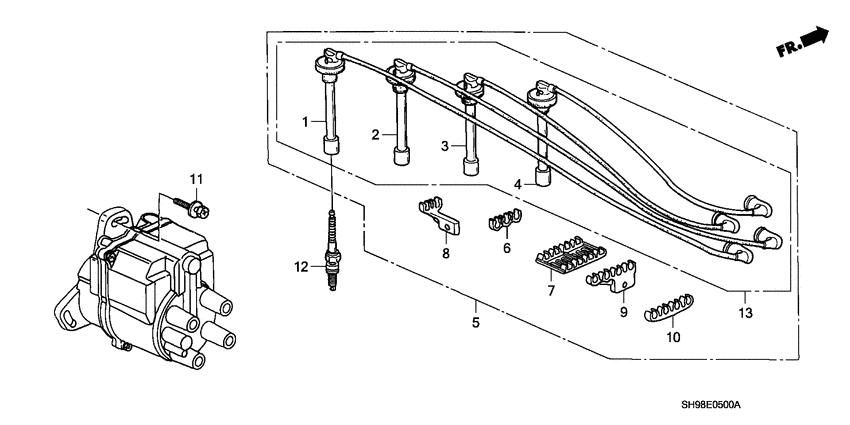 High tension cord/plug