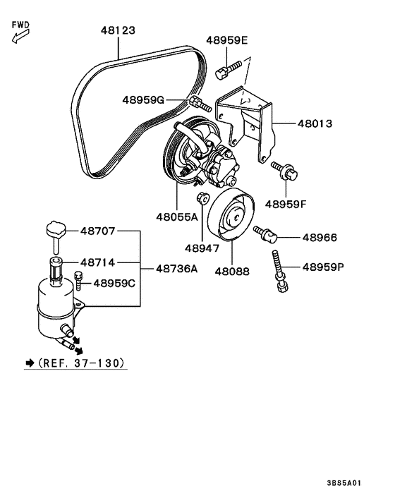 Power steering oil pump