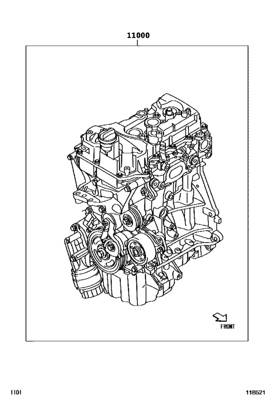 Partial Engine Assembly