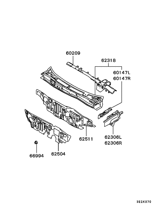 Front deck & insulator
