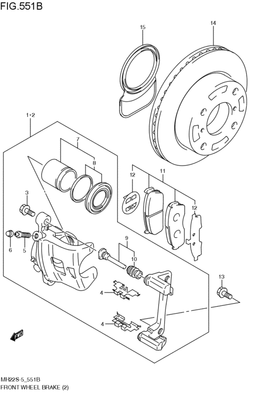 front wheel brakes