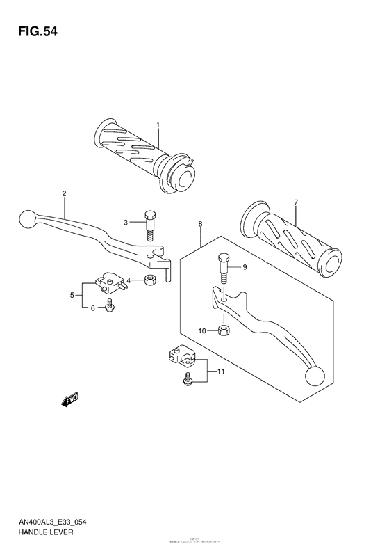 Handle Lever (An400Al3 E33)
