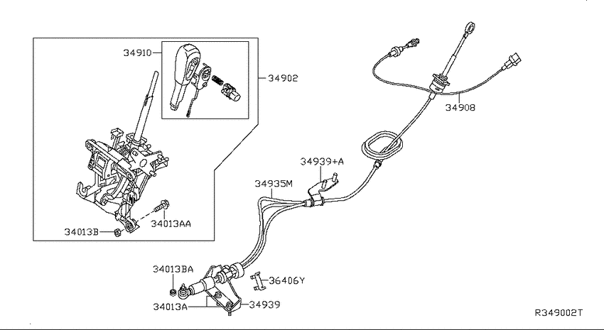 Auto transmission control device