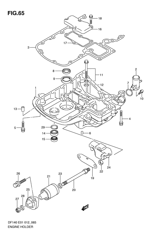 Engine holder