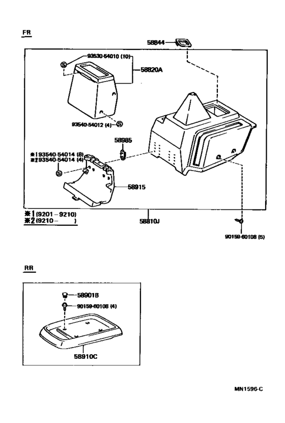 Console Box & Bracket